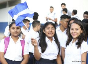 Nicaragua inaugura Año Escolar 2019 en "Cantos de Vida y Esperanza"