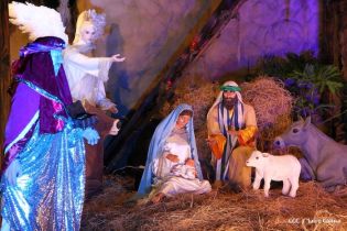 Compañera Rosario supervisa avances en instalación del Belén en Parque Luis Alfonso Velásquez