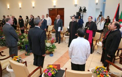 Embajadores presentan credenciales en una Nicaragua que quiere paz