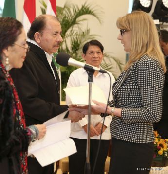 Embajadores presentan credenciales en una Nicaragua que quiere paz