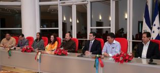 Presidente Daniel recibe a presidente electo de Honduras, Juan Orlando Hernández