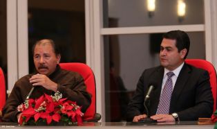 Presidente Daniel recibe a presidente electo de Honduras, Juan Orlando Hernández