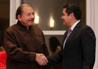 Presidente Daniel recibe a presidente electo de Honduras, Juan Orlando Hernández