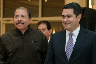 Presidente Daniel recibe a presidente electo de Honduras, Juan Orlando Hernández