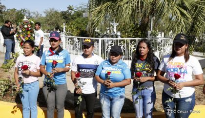 Nicaragua entera rinde homenaje a Héroes y Mártires de Los Sabogales, Monimbó