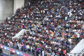 Así se vivió el estadio virtual en el Polideportivo Alexis Argüello