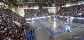 Así se vivió el estadio virtual en el Polideportivo Alexis Argüello
