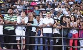 Así se vivió el estadio virtual en el Polideportivo Alexis Argüello