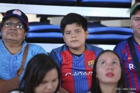 Así se vivió el estadio virtual en el Polideportivo Alexis Argüello