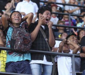 Así se vivió el estadio virtual en el Polideportivo Alexis Argüello