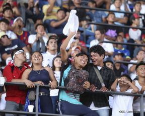 Así se vivió el estadio virtual en el Polideportivo Alexis Argüello