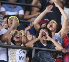 Así se vivió el estadio virtual en el Polideportivo Alexis Argüello