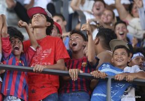 Así se vivió el estadio virtual en el Polideportivo Alexis Argüello