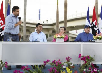 Gobierno Sandinista inaugura Paso a Desnivel Nejapa