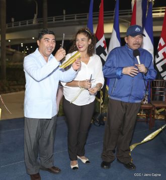 Gobierno Sandinista inaugura Paso a Desnivel Nejapa