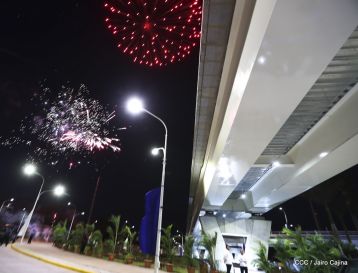 Gobierno Sandinista inaugura Paso a Desnivel Nejapa