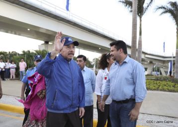 Gobierno Sandinista inaugura Paso a Desnivel Nejapa
