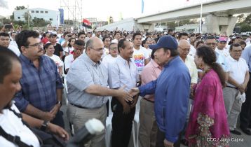 Gobierno Sandinista inaugura Paso a Desnivel Nejapa