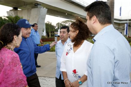 Gobierno Sandinista inaugura Paso a Desnivel Nejapa