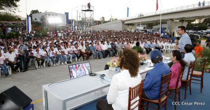 Gobierno Sandinista inaugura Paso a Desnivel Nejapa