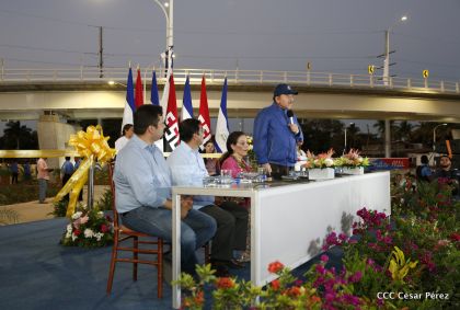 Gobierno Sandinista inaugura Paso a Desnivel Nejapa