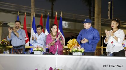 Gobierno Sandinista inaugura Paso a Desnivel Nejapa