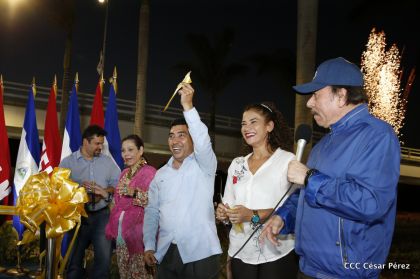 Gobierno Sandinista inaugura Paso a Desnivel Nejapa