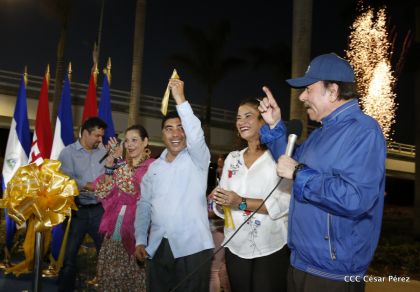Gobierno Sandinista inaugura Paso a Desnivel Nejapa