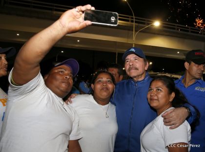 Gobierno Sandinista inaugura Paso a Desnivel Nejapa