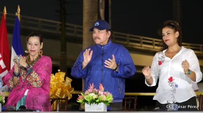 Gobierno Sandinista inaugura Paso a Desnivel Nejapa