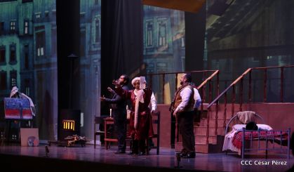 La Boheme en el Teatro Nacional Rubén Darío