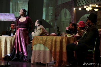 La Boheme en el Teatro Nacional Rubén Darío