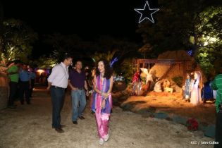 Compañera Rosario supervisa instalación de Ciudad Belén y Parque de la Niñez Feliz  