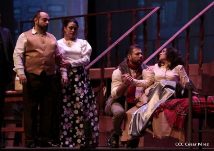 La Boheme en el Teatro Nacional Rubén Darío