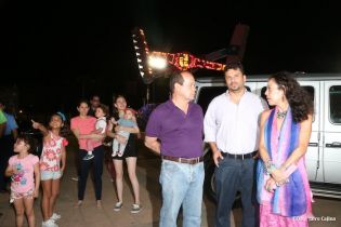 Compañera Rosario supervisa instalación de Ciudad Belén y Parque de la Niñez Feliz  