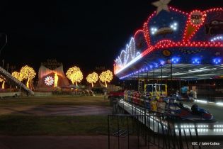 Compañera Rosario supervisa instalación de Ciudad Belén y Parque de la Niñez Feliz  