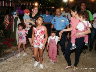 Compañera Rosario supervisa instalación de Ciudad Belén y Parque de la Niñez Feliz  