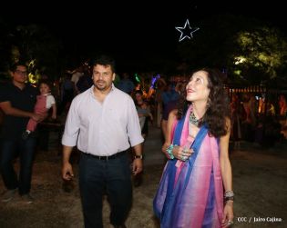 Compañera Rosario supervisa instalación de Ciudad Belén y Parque de la Niñez Feliz  