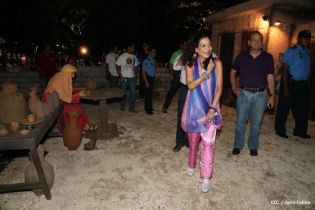 Compañera Rosario supervisa instalación de Ciudad Belén y Parque de la Niñez Feliz  