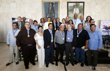 Entrega de la orden municipal año del bicentenario de la Real Villa de Managua 1819-2019