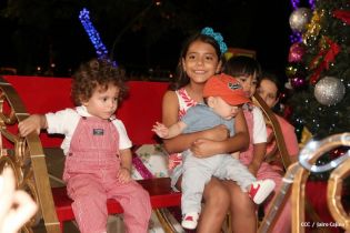 Compañera Rosario supervisa instalación de Ciudad Belén y Parque de la Niñez Feliz  