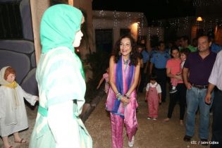 Compañera Rosario supervisa instalación de Ciudad Belén y Parque de la Niñez Feliz  