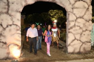 Compañera Rosario supervisa instalación de Ciudad Belén y Parque de la Niñez Feliz  