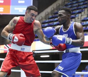 Pre-Panamericano de boxeo olímpico en el polideportivo Alexis Argüello
