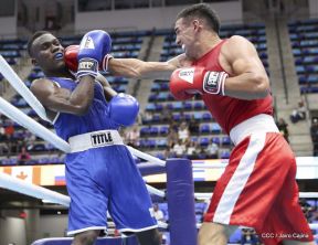 Pre-Panamericano de boxeo olímpico en el polideportivo Alexis Argüello