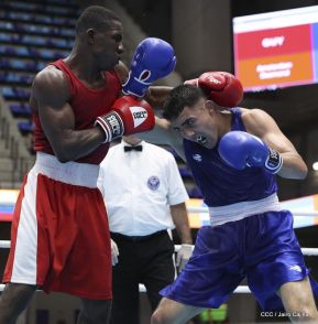 Pre-Panamericano de boxeo olímpico en el polideportivo Alexis Argüello