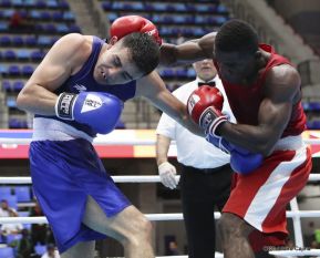 Pre-Panamericano de boxeo olímpico en el polideportivo Alexis Argüello