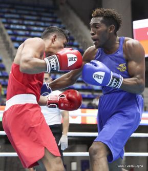 Pre-Panamericano de boxeo olímpico en el polideportivo Alexis Argüello