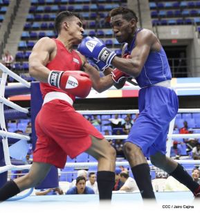 Pre-Panamericano de boxeo olímpico en el polideportivo Alexis Argüello