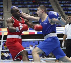 Pre-Panamericano de boxeo olímpico en el polideportivo Alexis Argüello